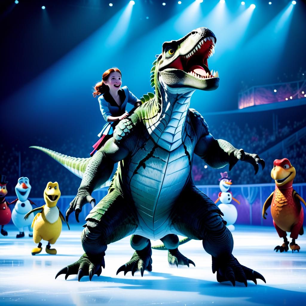 Dramatic Disney on Ice Cinematic Still