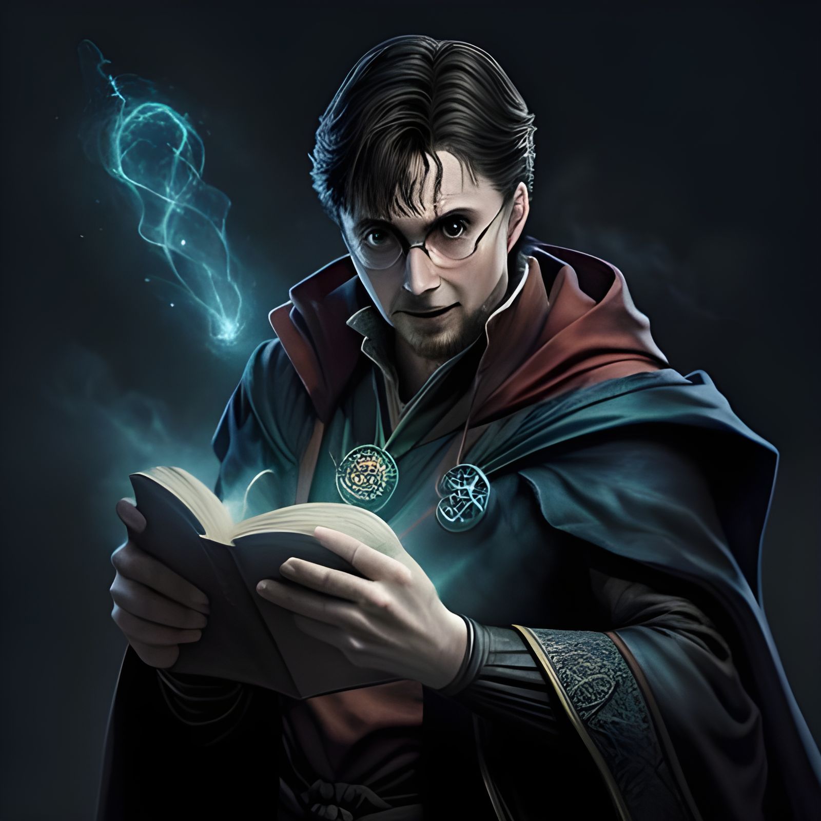 Harry Potter as Dr. Strange: Heroic Digital Art