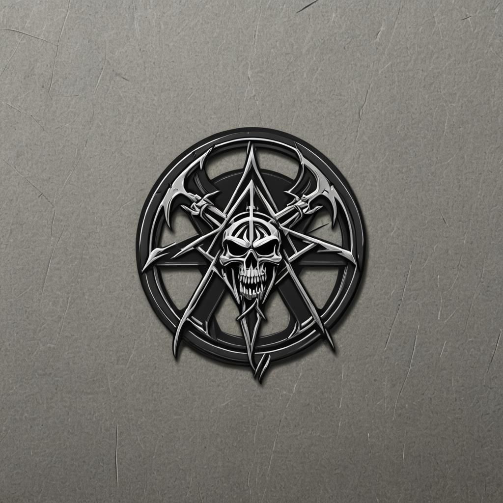 Bold Metal Band Logo Design