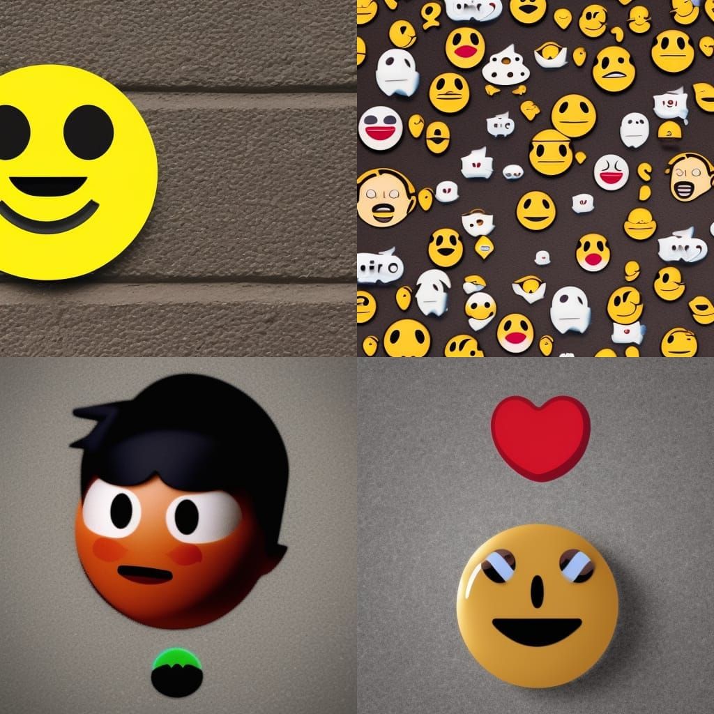 Simple Emoji Generated by AI