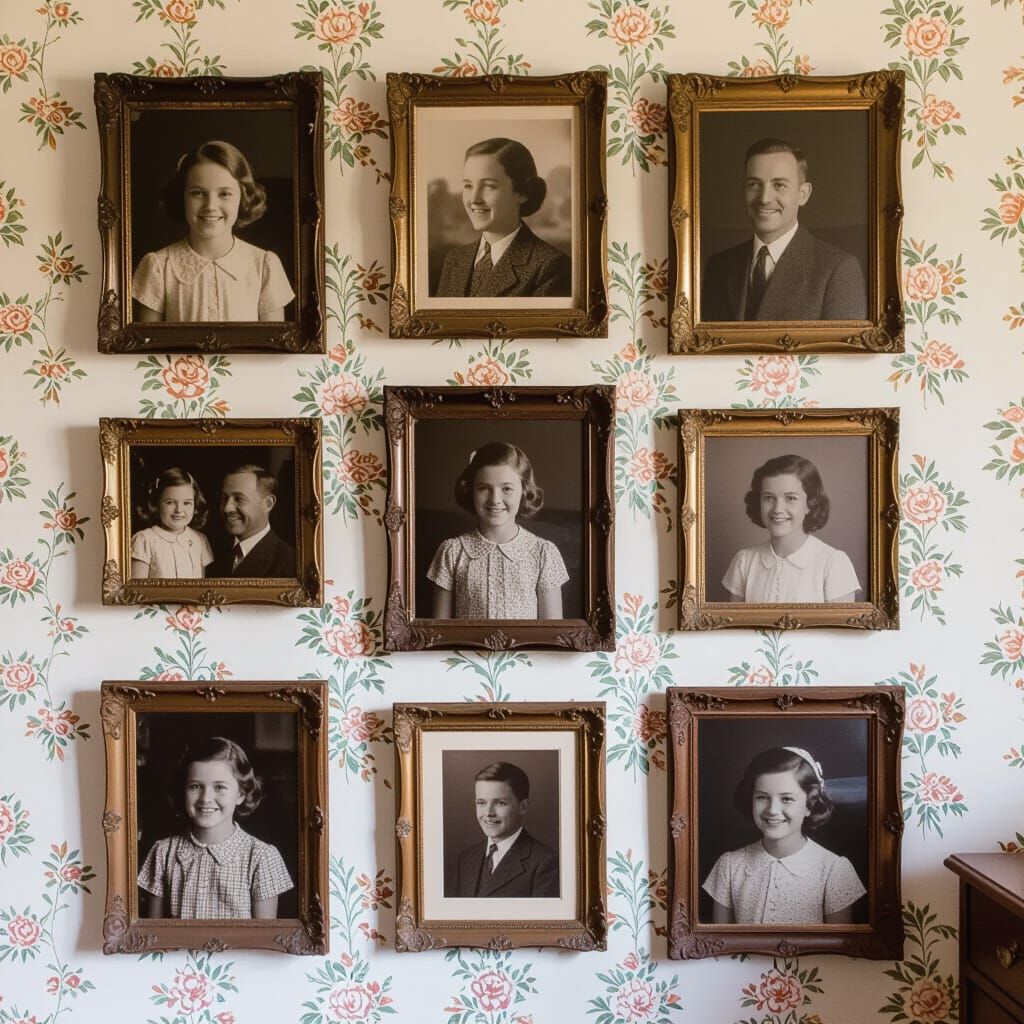 Nostalgic Family History Displayed in Photo-Realistic Portra...
