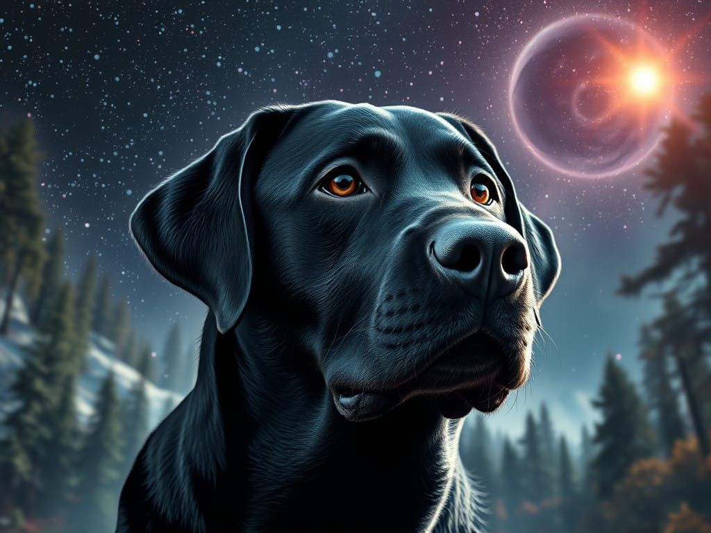 Cyberpunk-Inspired, Hyperrealistic Black Hole Scene