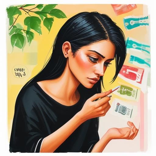 Detailed Gouache Painting Inspired by a Poem