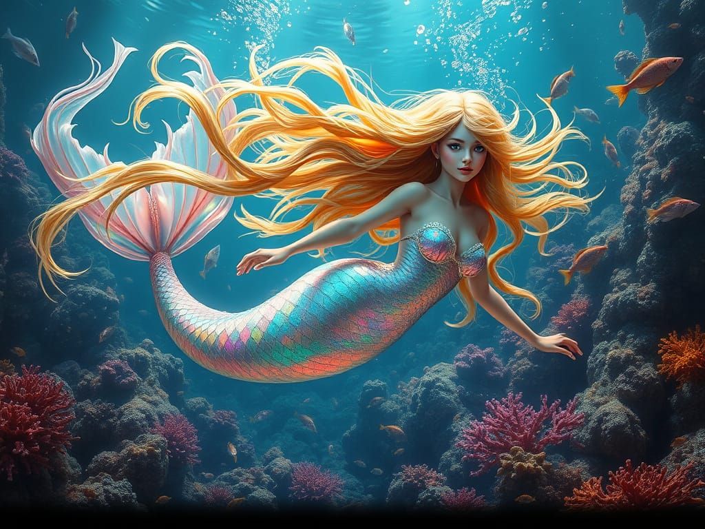 Shimmering Siren of the Deep