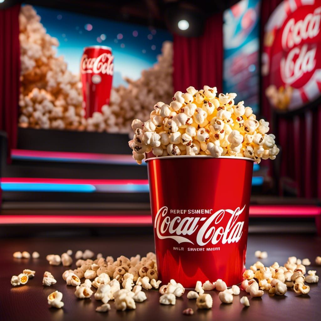 Coca Cola Branded Popcorn