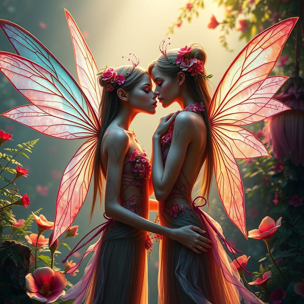 Enchanted Whispers of a Midsummer Kiss