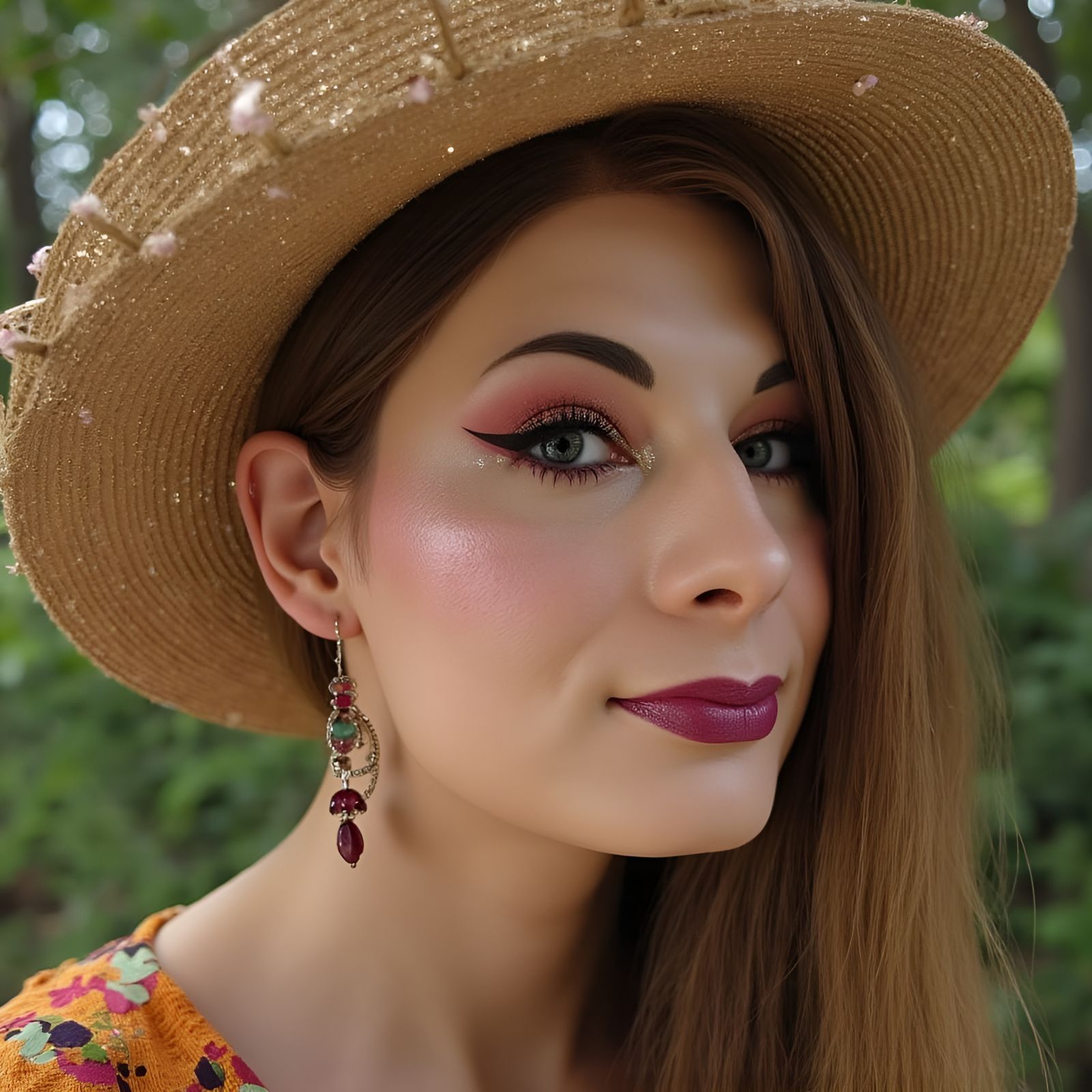 Fantasy Fairy Portrait in Edgar Degas Style