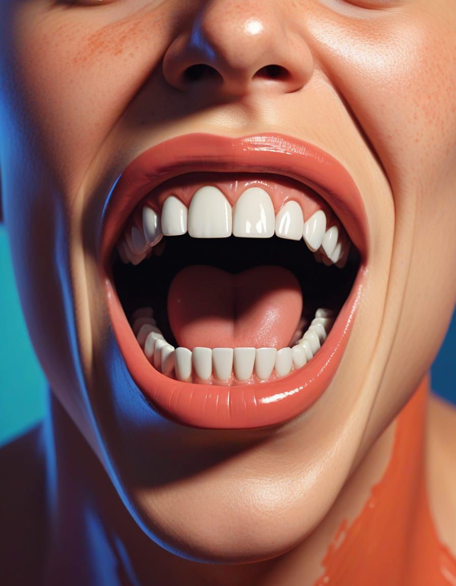 Cartoonish 3D Portrait with Exaggerated Features