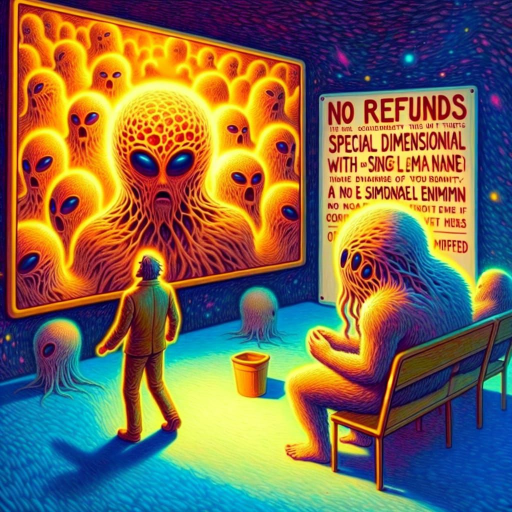 Warm Fuzzy Hivemind: A Dimensional Enigma