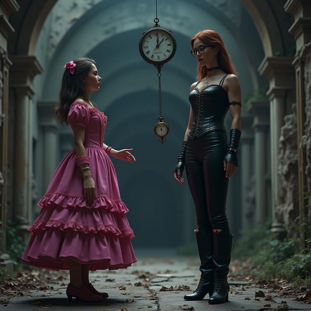 Mysterious Hypnosis Scene in Gothic Decay