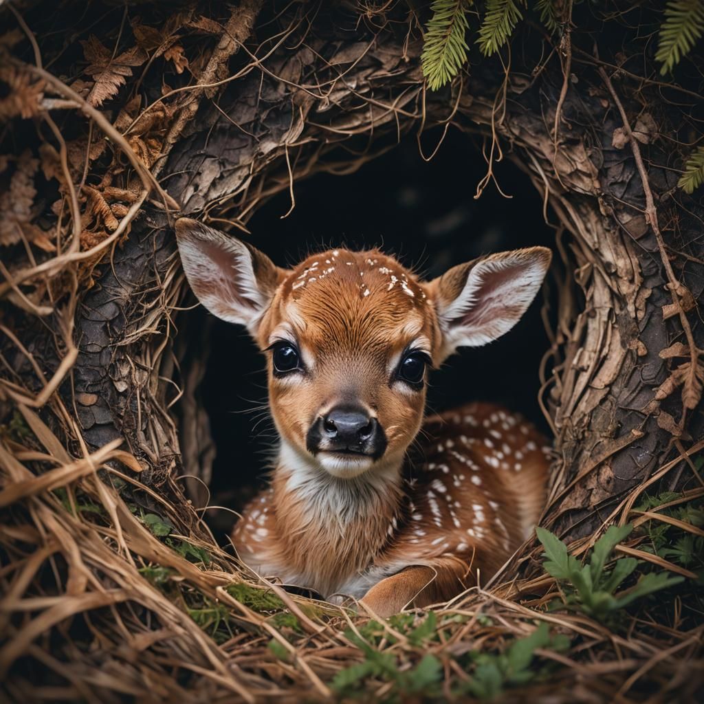 Enchanted Fawn: Whimsical Wildlife Photography