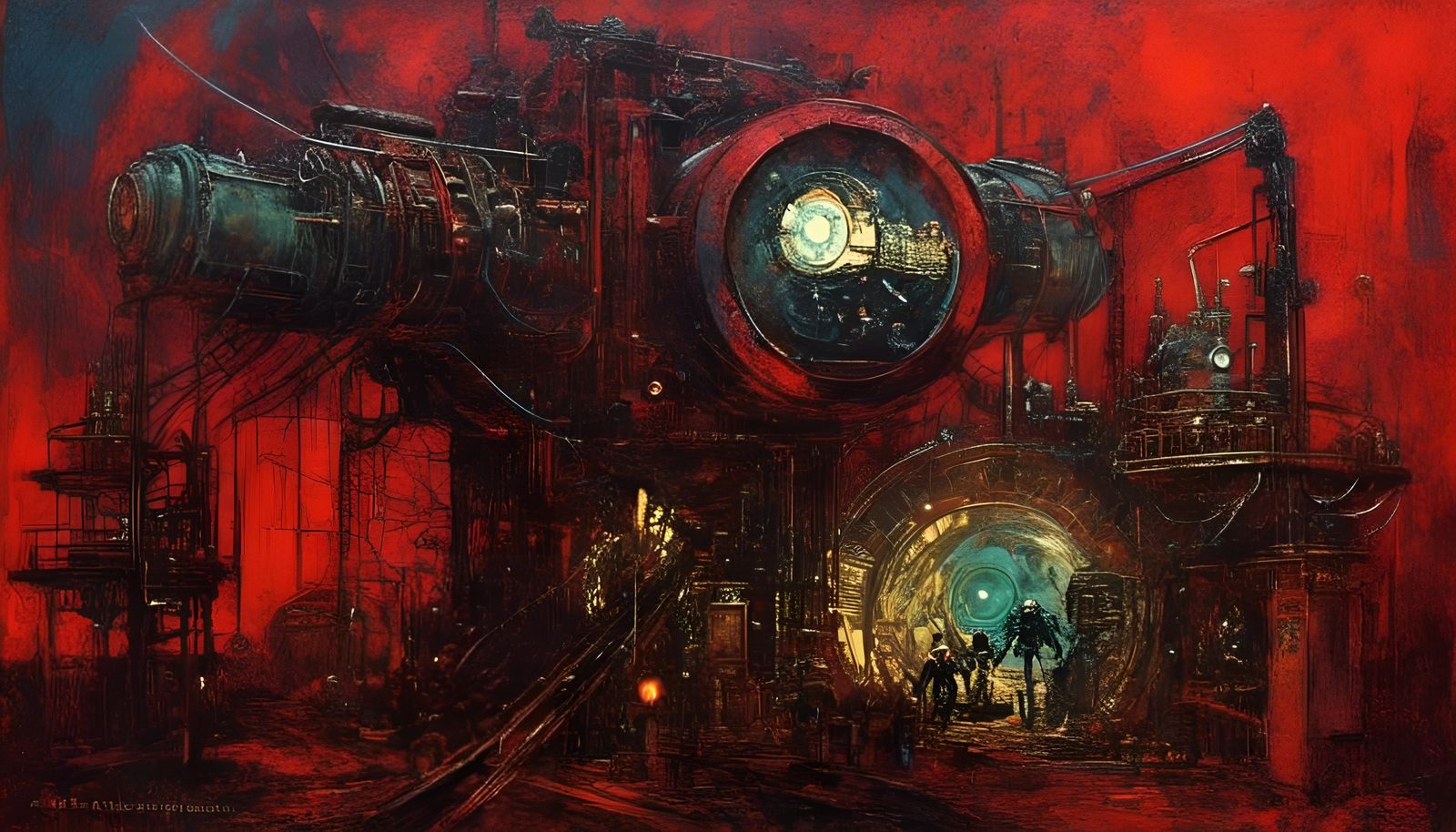 Subsurface Mining Rig on Titan