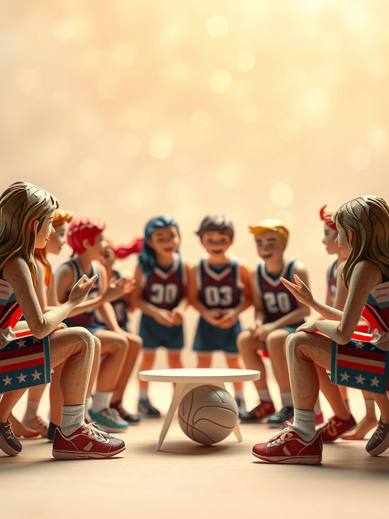 Nostalgic Origami Reunion: High School Sports Team