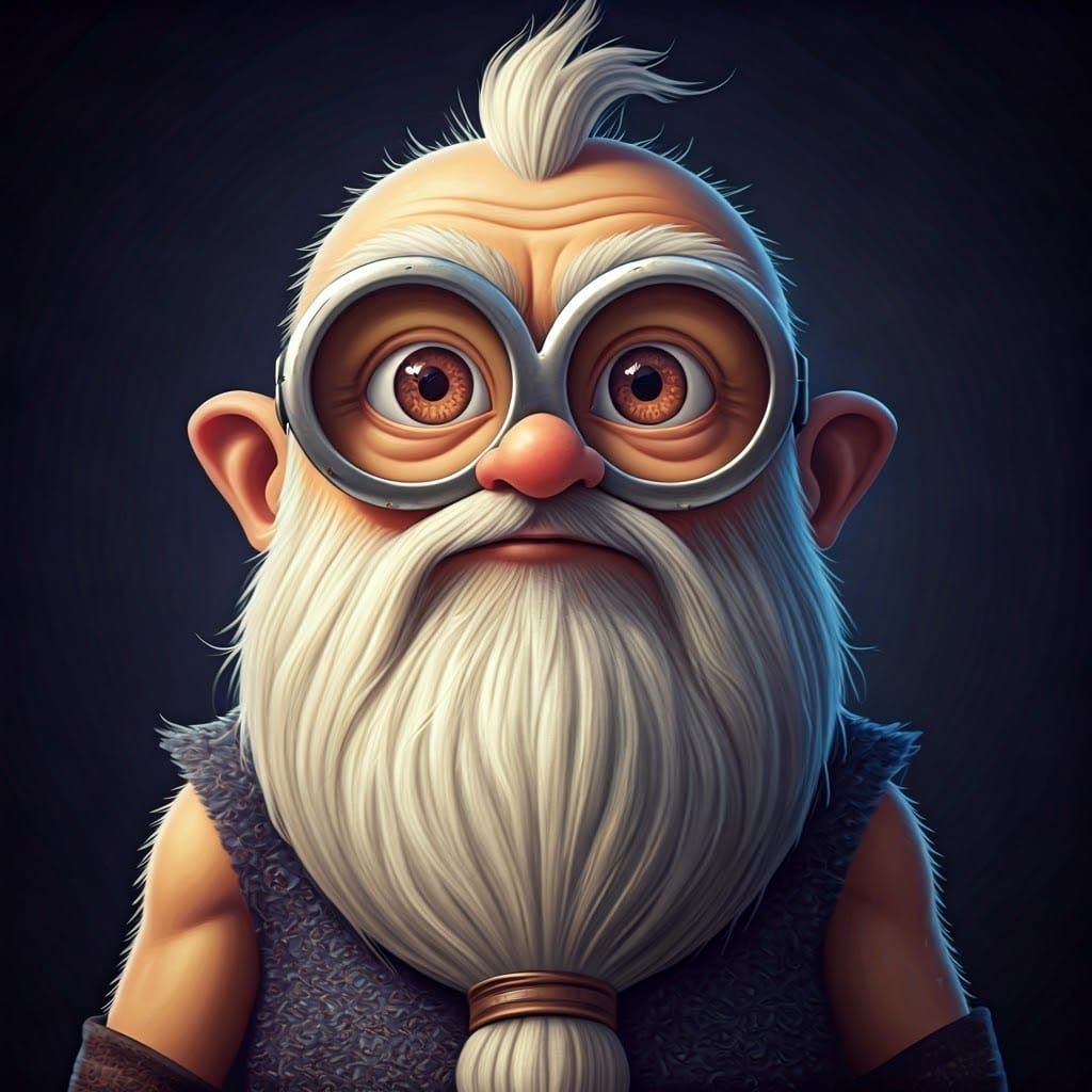 Minion Dwarf in Fantasy Concept Art Style