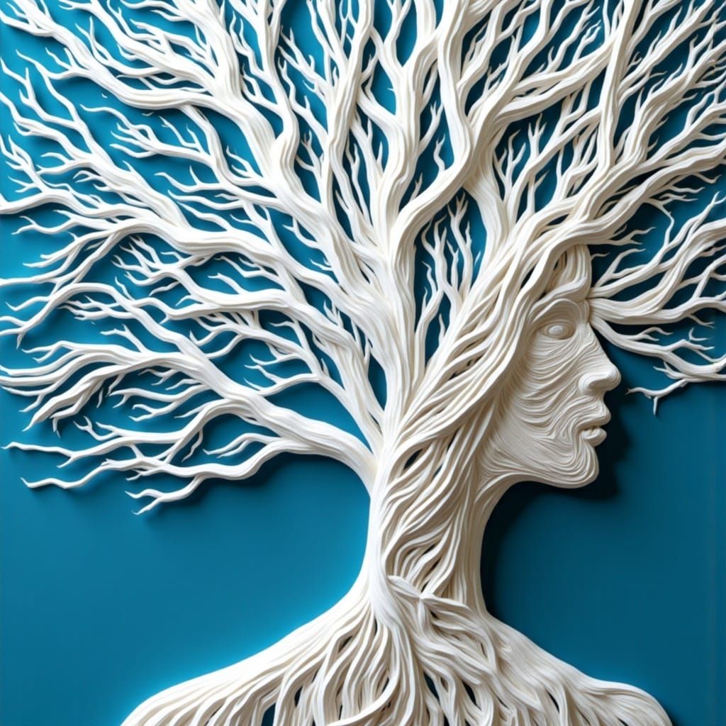 Monochromatic Papercraft with Quilling and Layered Silhouett...