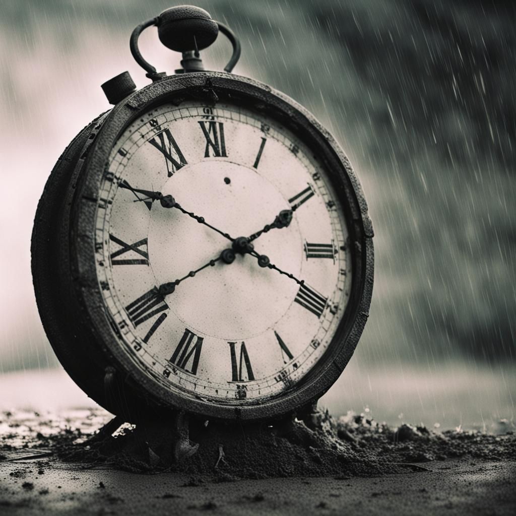 Surreal Clock: A Meditation on Time and Mortality