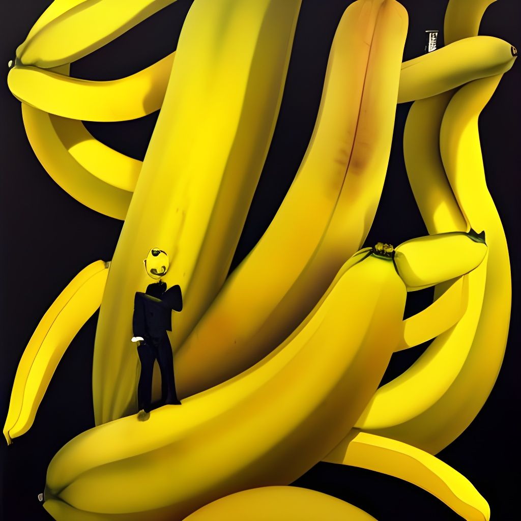 Creepy Swiss Army Bananas Contemporary Art