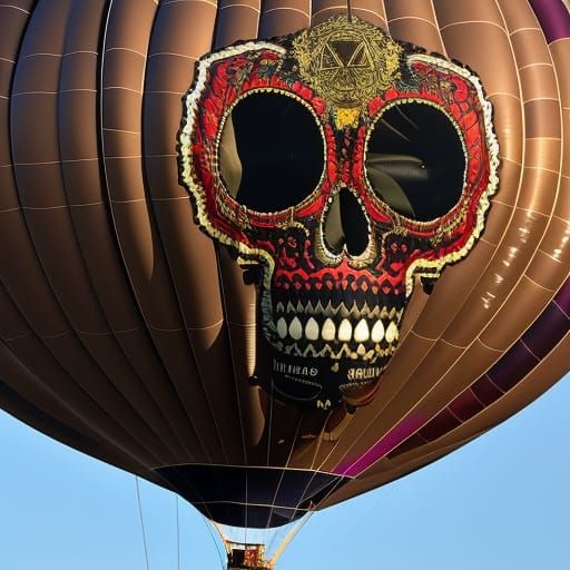 Skull air balloon