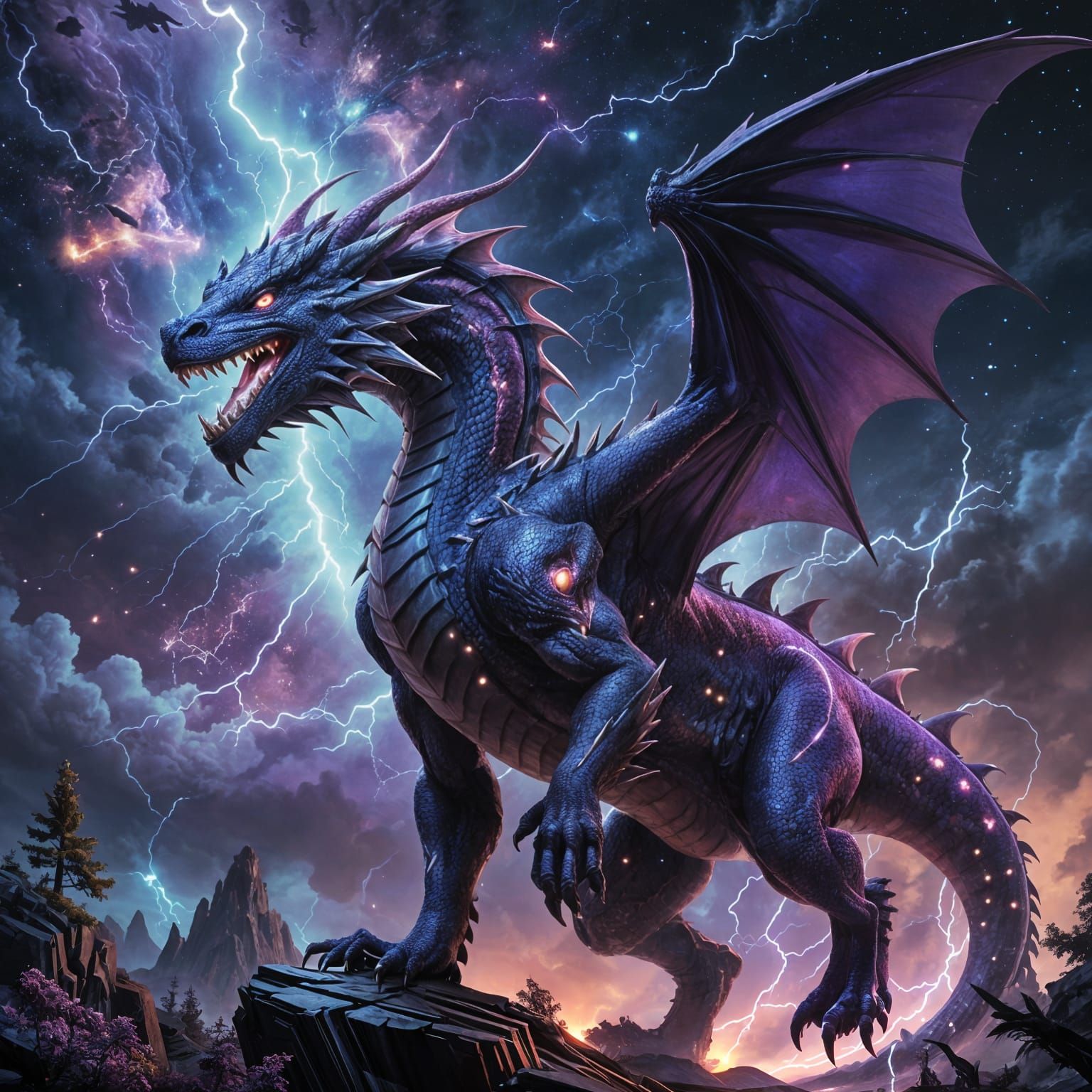 Electric Dragon Transcends Dimensions