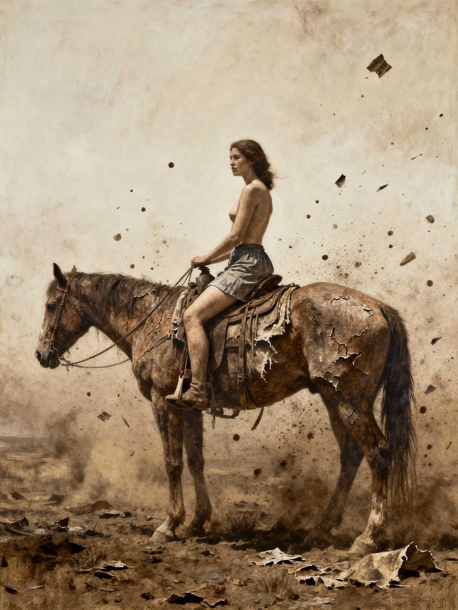 Dignified Wanderer in a Crumbling Frontier World