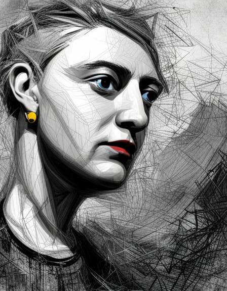 Modern Primitivism: A Digital Art Illustration