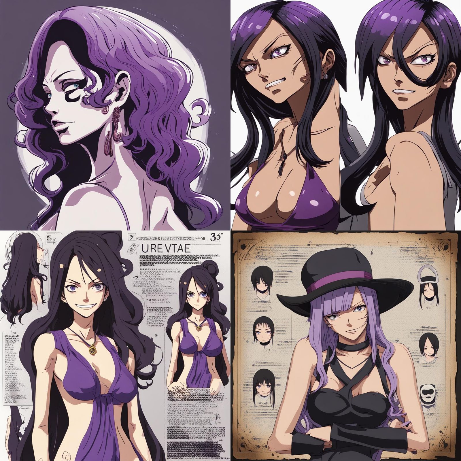 One Piece Style Woman in Marine Uniform at Sunset