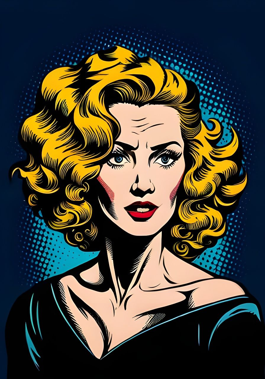 Scientist in Danger: Vintage Pop Art Illustration