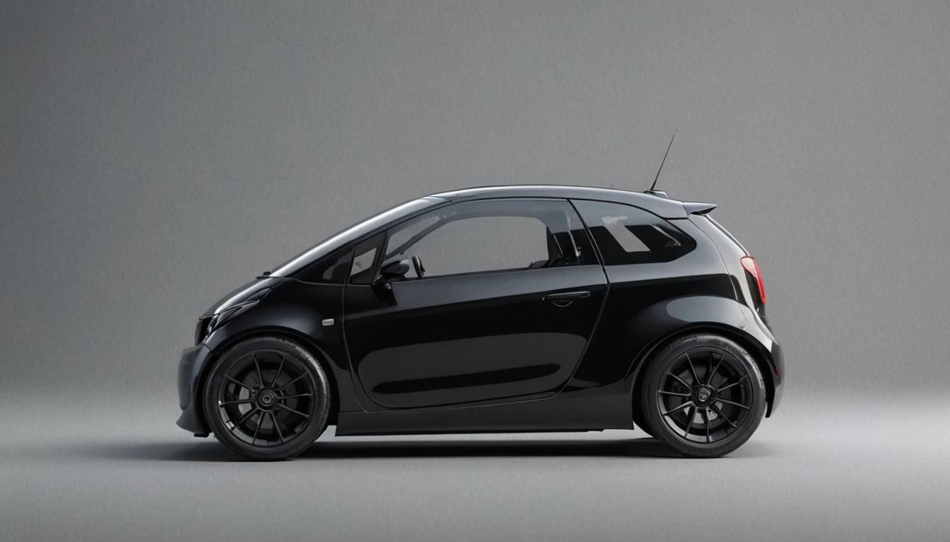 Futuristic Minimalist Kei Car Concept in 8K