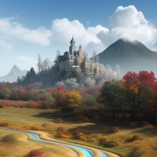 Vibrant Twisting Abstract Design in Cinematic Colors