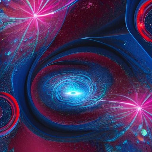 Surreal Infinity Loop in Synthwave Neon Dreamscapes