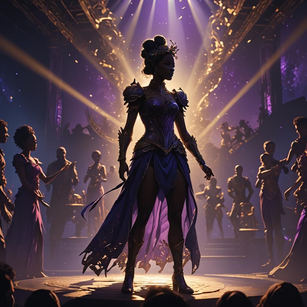 Silhouette Sings to the World in Fantasy Art