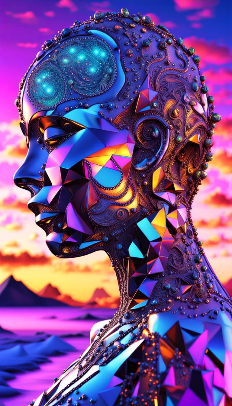 Embrace AI: Maximalist Poster Art with 3D Effects