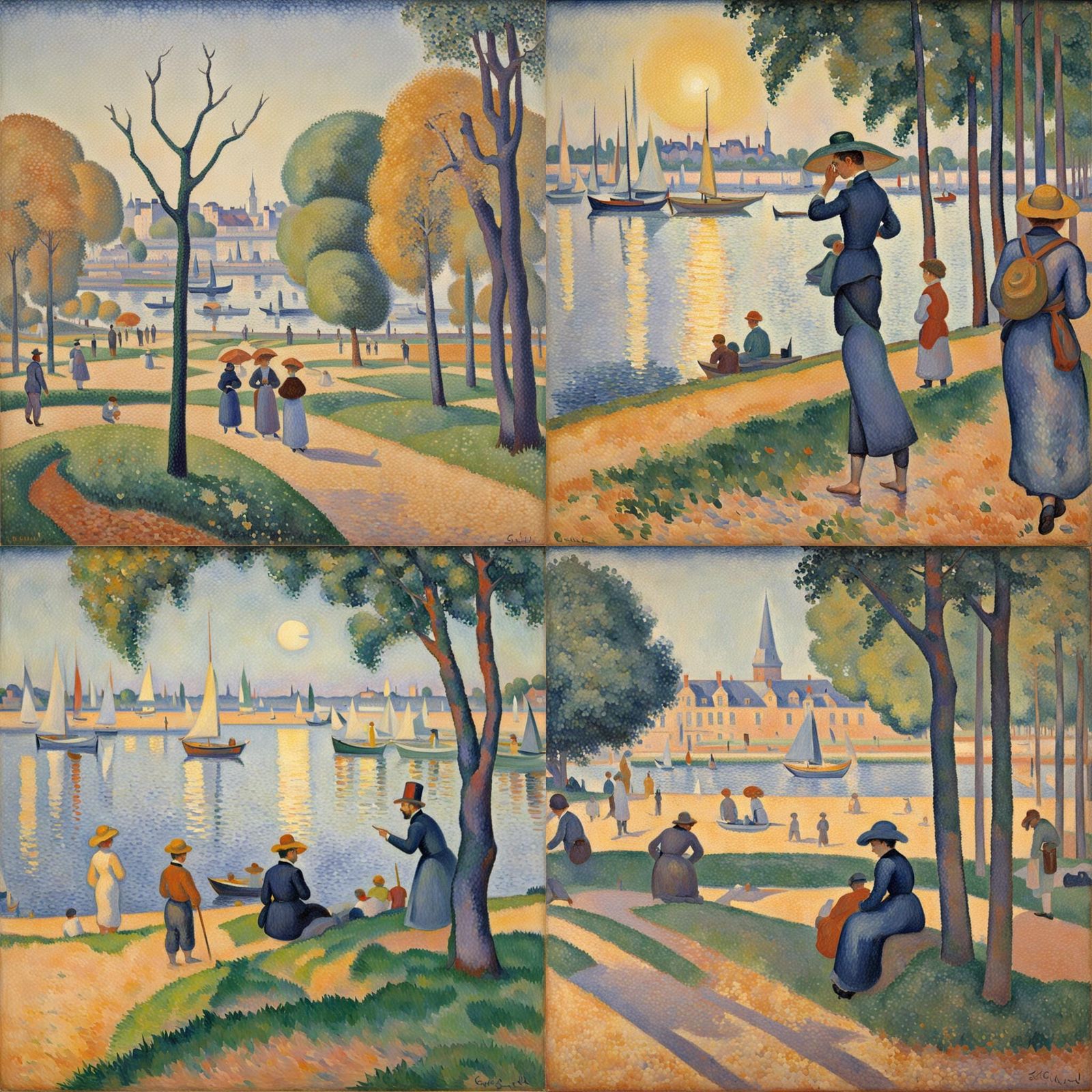 Impressionist Masterpiece in Vibrant Colors