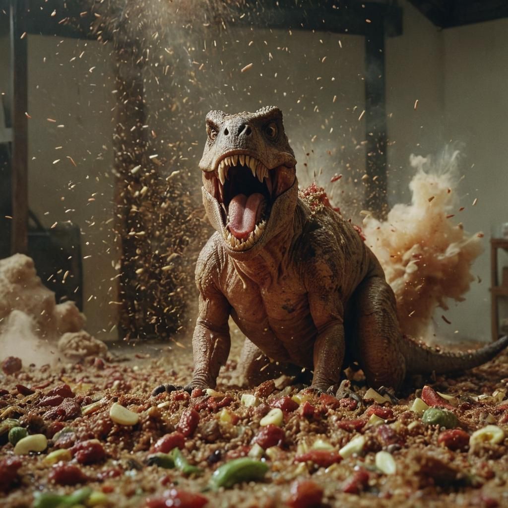 Dramatic Film Still of Exploding Diarrhea