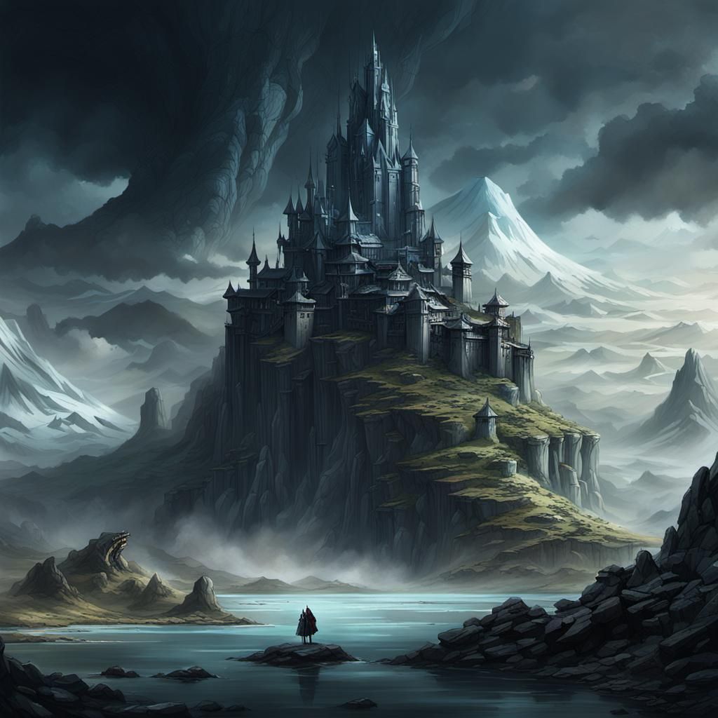 Ethereal Fantasy Adventure: Concept Art in Digital Style