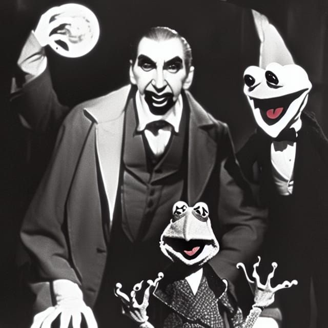 Bela Lugosi and Kermit: Vampire Comedy