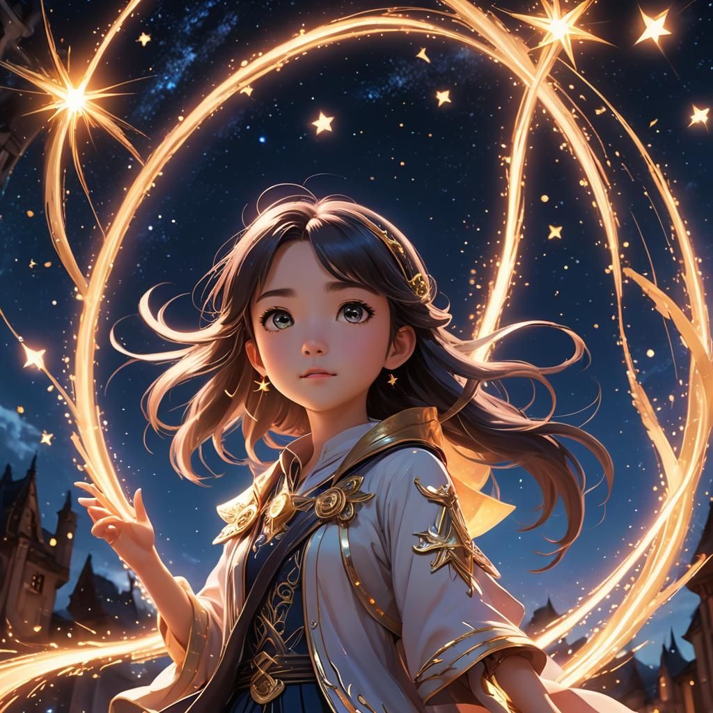 Magical Anime Portal Adventure with Luna in 3D