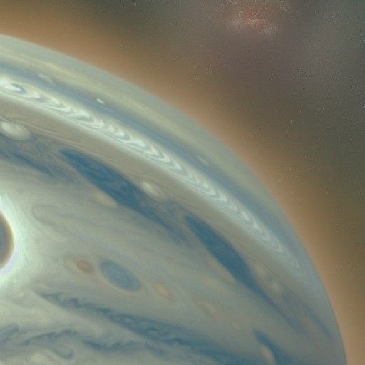 Detailed Matte Painting of Jupiter
