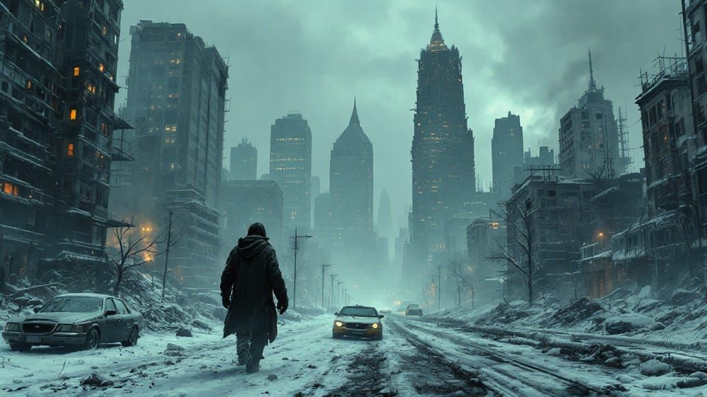 Post-Apocalyptic New York in a World Harshened by Nuclear Wa...
