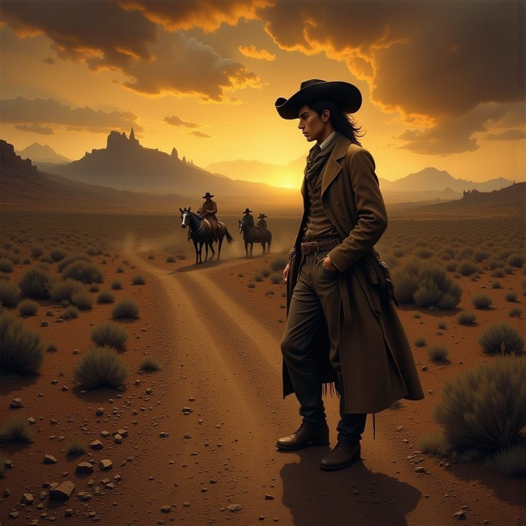 Actor's Life on the Move in Old West Style