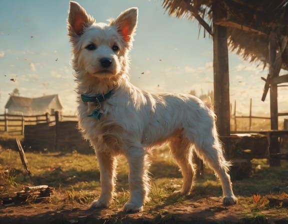 Cute Puppy Generated from Simple AI Prompt