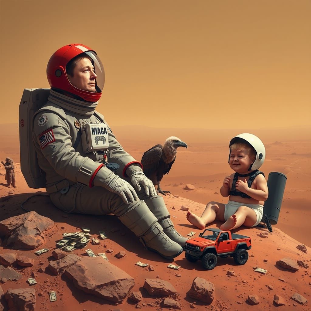 Mars Pioneer's Lonely Descent into Despair