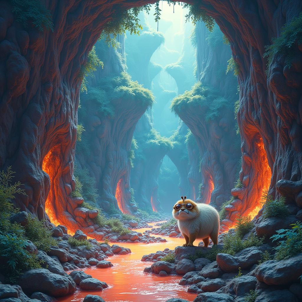 Fantastic World Inside a Digestive System