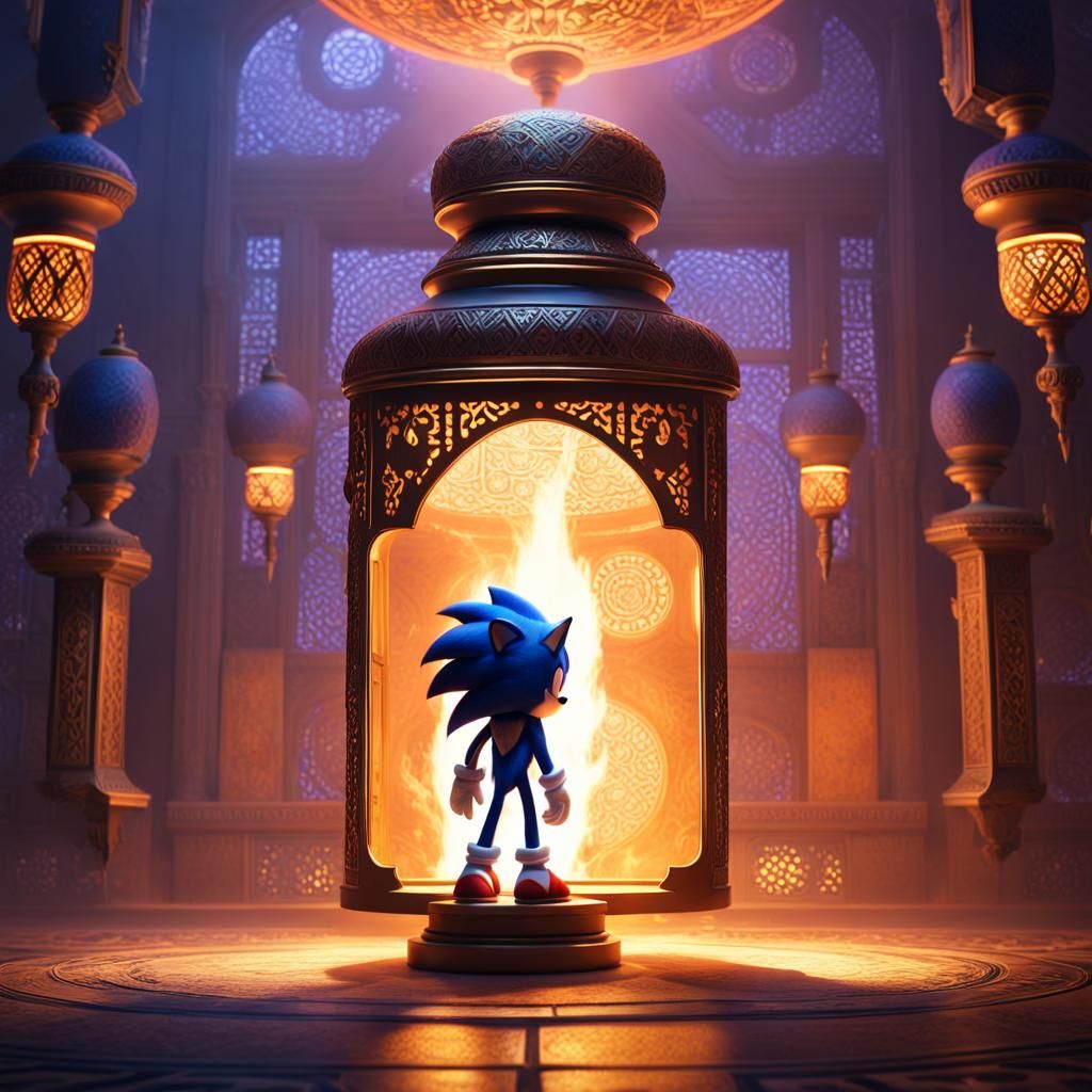 Sonic the Hedgehog and Majin's Lamp