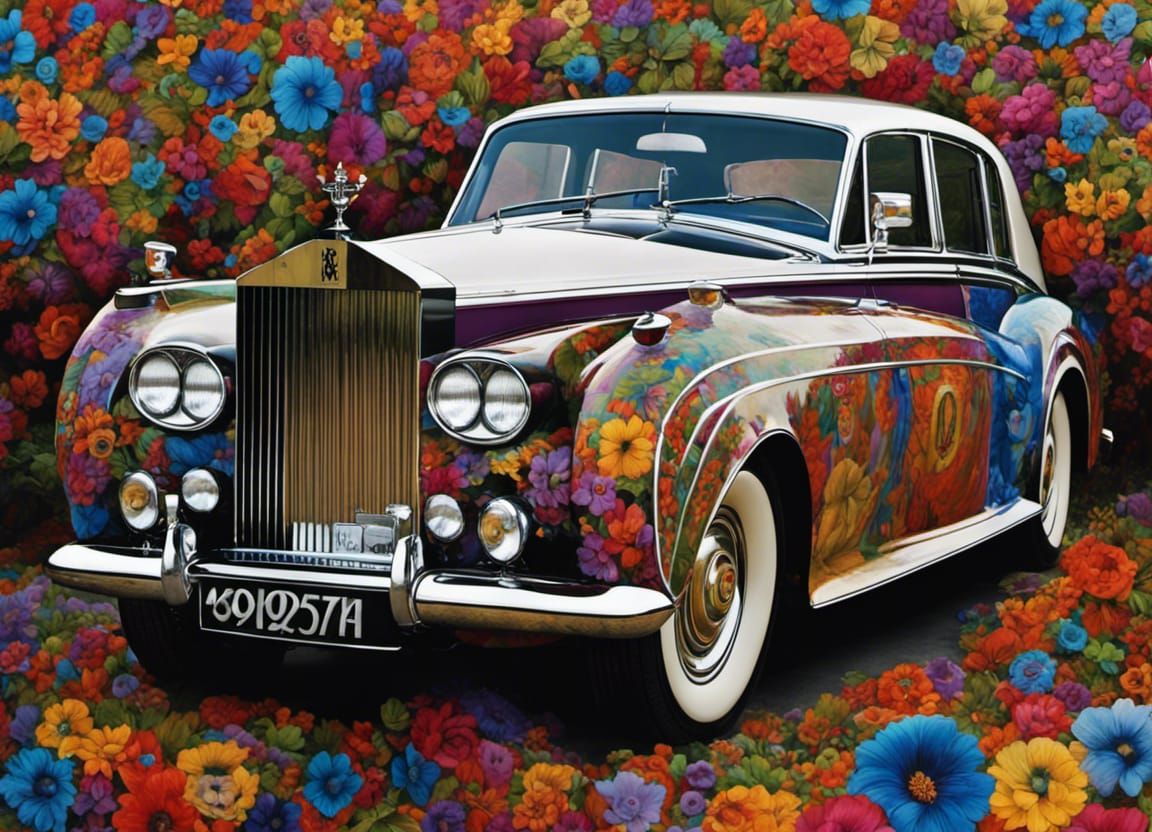 Flower Power Rolls Royce
