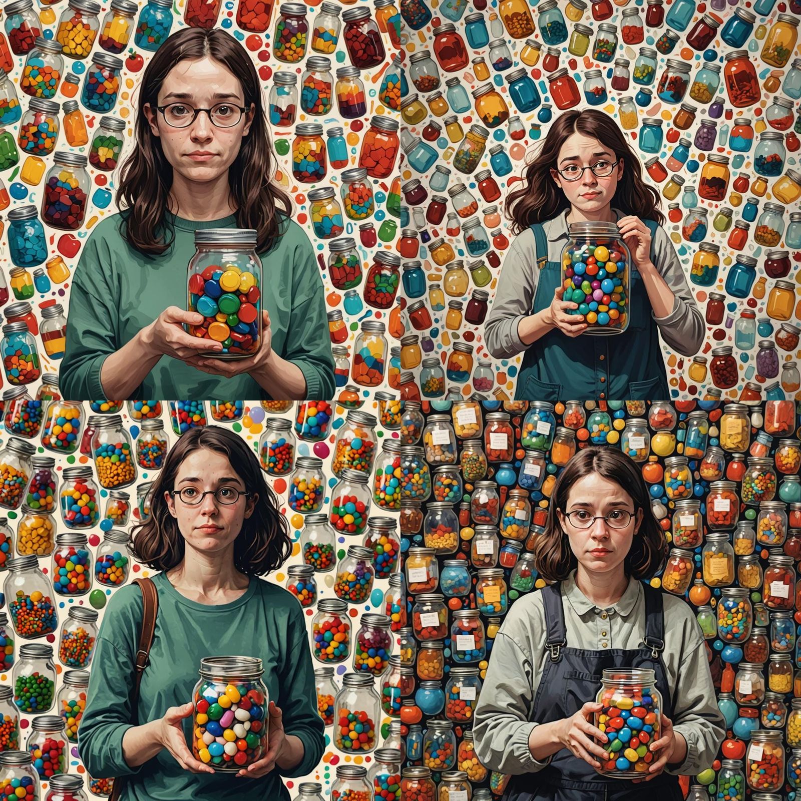 Autistic Woman's Jar of Anxieties