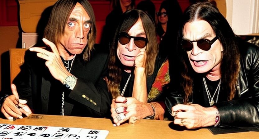 Iggy Pop and Ozzy Osbourne Play Bingo