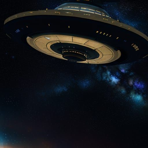 Majestic Star Trek USS Enterprise Refit Ship Illuminated by ...