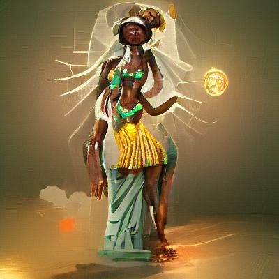 Brooklyn Goddess: AI Concept Art
