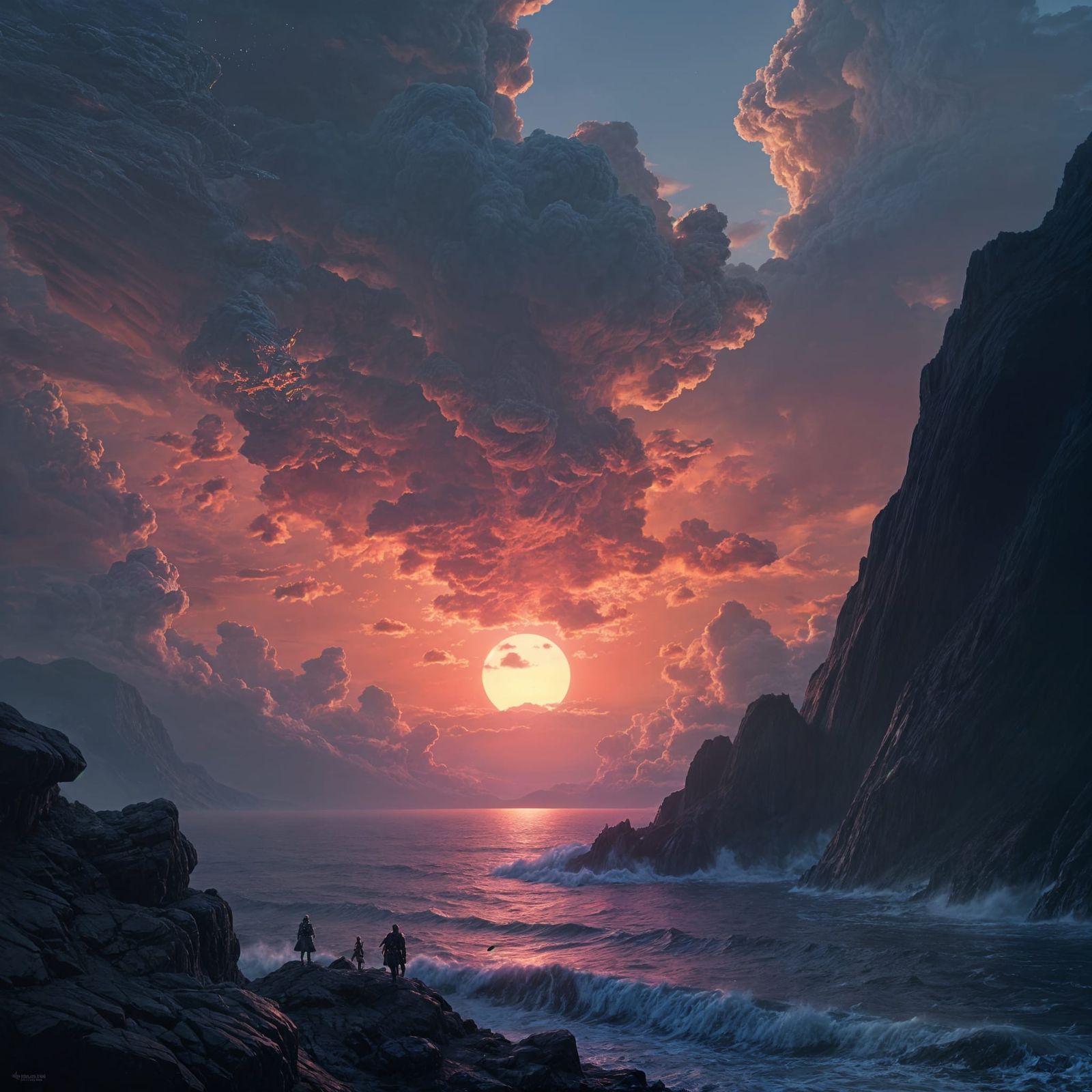 Dark Clouds of Rebellion: Fantasy Concept Art